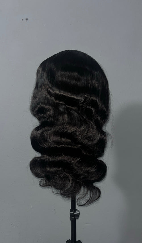 Natural Black Body Wave HD lace