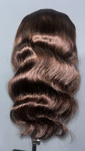 Brown body wave HD lace