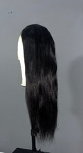 Natural black straight hair HD lace