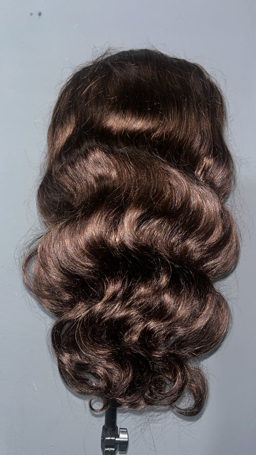Brown body wave HD lace