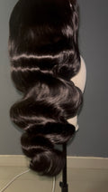 Natural Black Body Wave HD lace