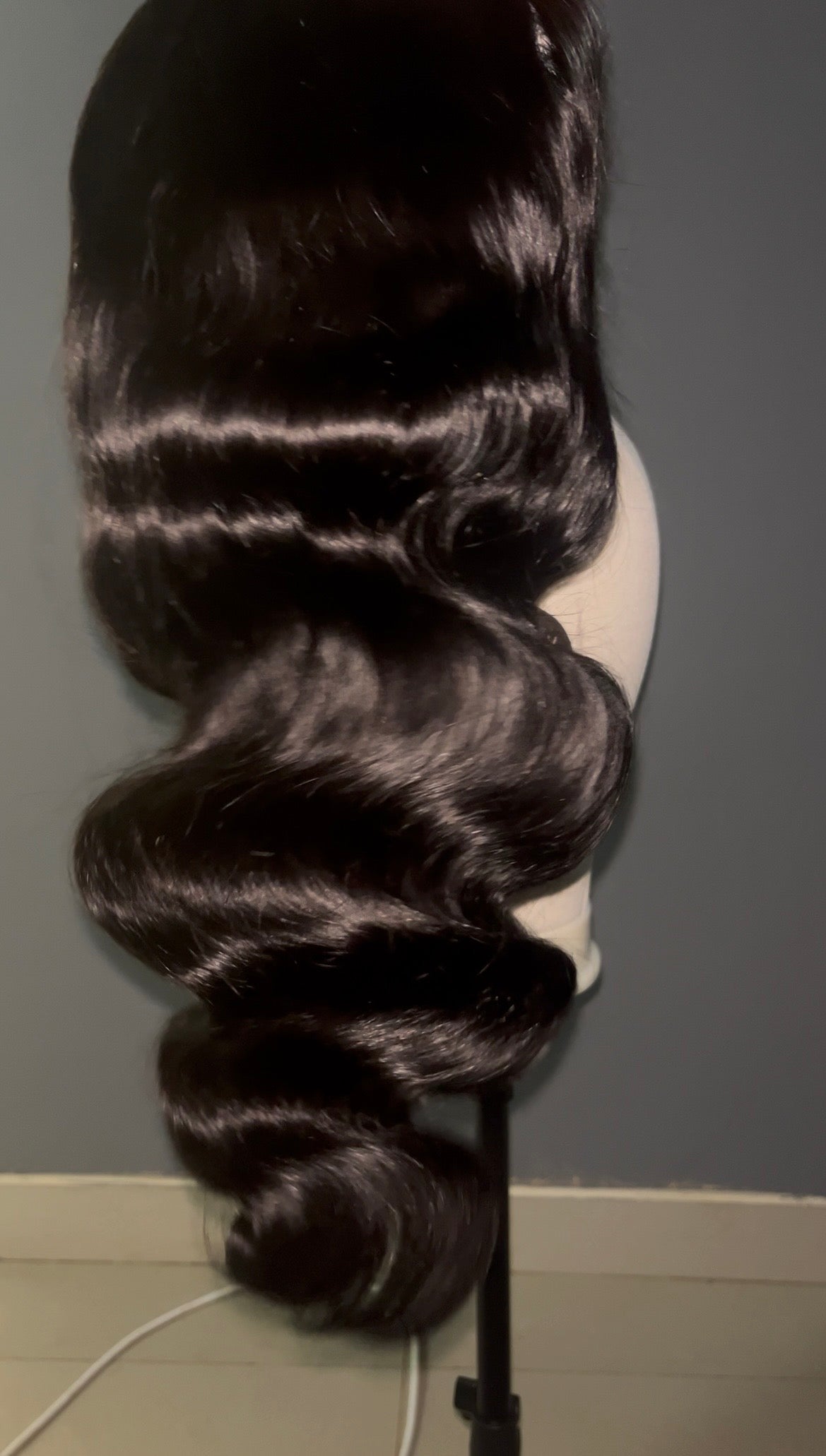 Natural Black Body Wave HD lace